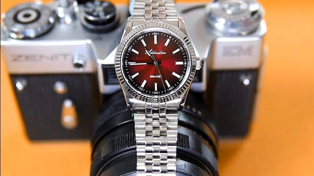 Addiesdive AD2073 - sunburst dial