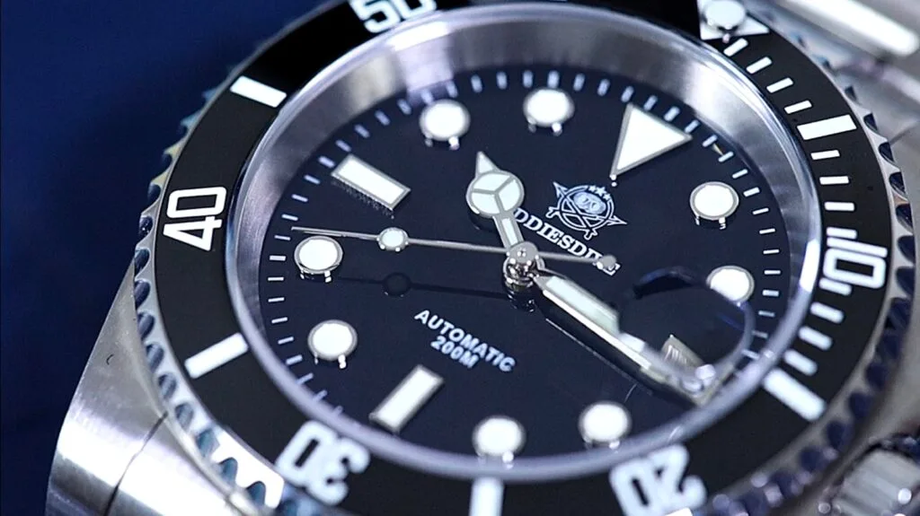 Addiesdive MY-H3 Automatic - macro dial