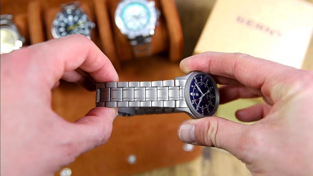 Berny T2566MS - 3 link titanium bracelet