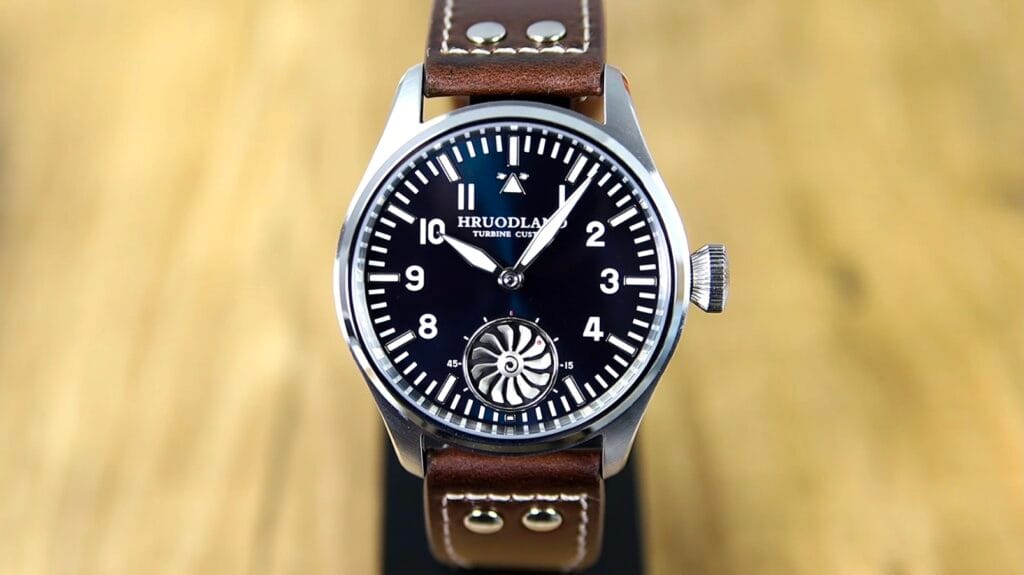 Hruodalnd F016 Turbone Pilot Watch - dial layout