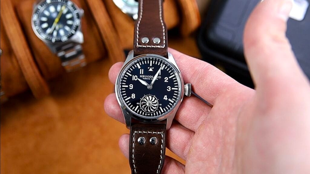 Hruodalnd F016 Turbone Pilot Watch - dial layout