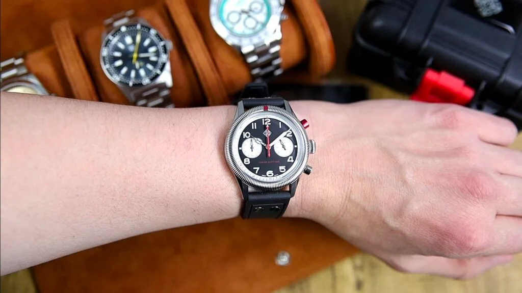 IXDAO Chronograph – wrist shot