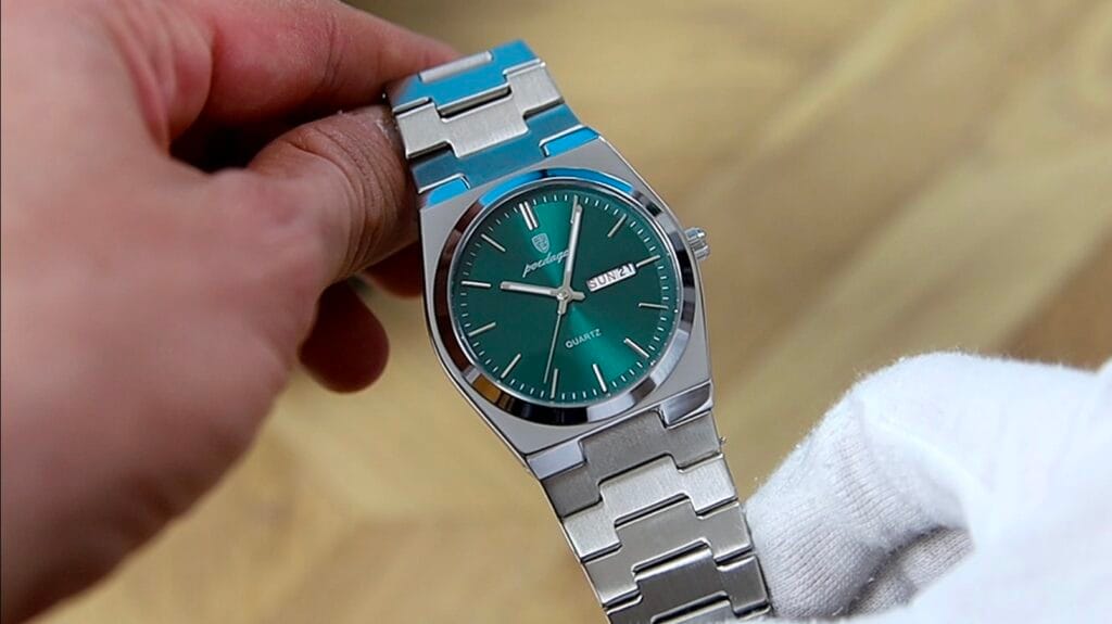 Poedagar 930 - alloy case stainless steel bracelet