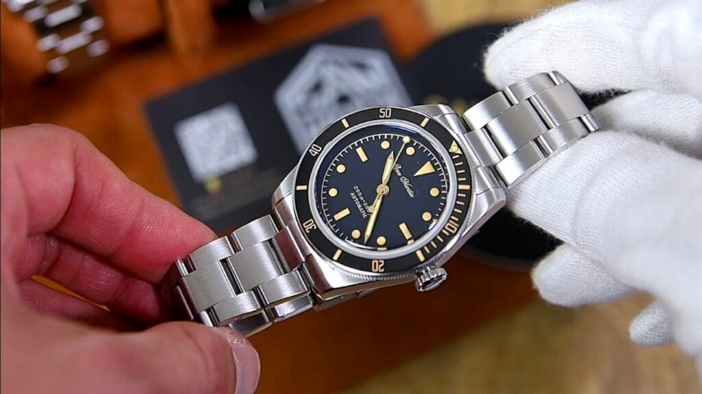 San Martin SN0004-GA - matte black dial