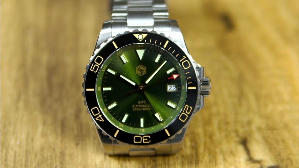 San Martin SN0136 - diver GMT Watch