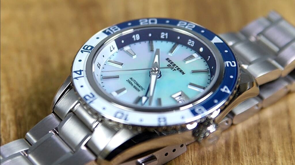 Seestern S456 Watch Review - bi-colored bezel