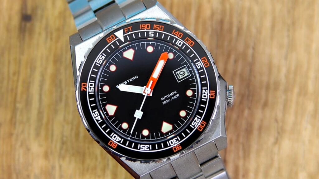 Seestern Sub600T - dial close-up