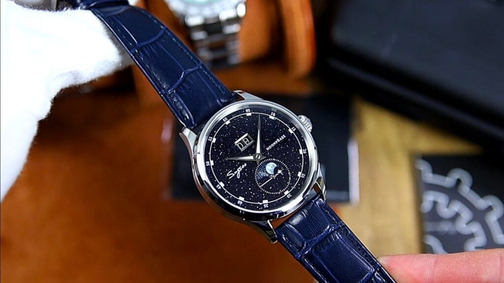 Sugess Moonphase S401B v3 - sandstone dial sparkle