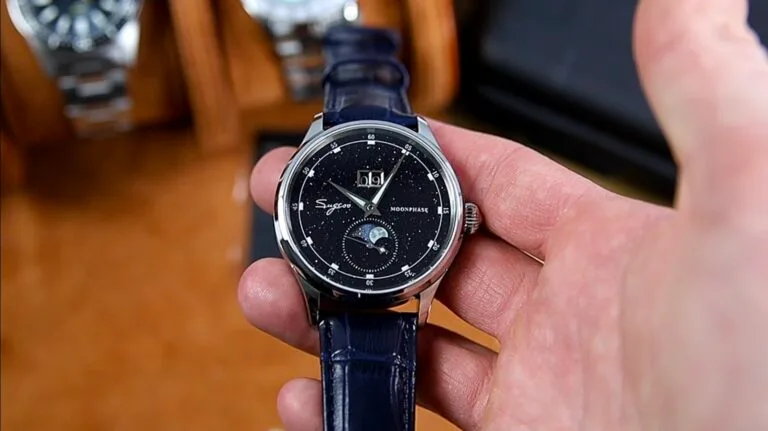 Sugess Moonphase S401B v3 - dial close-up