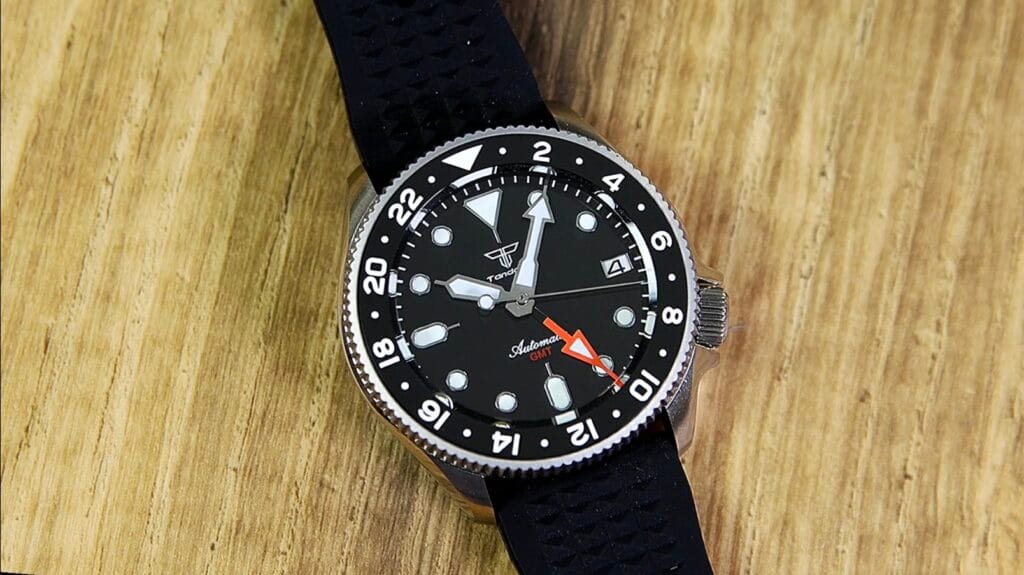 Tandorio GMT - dial layout