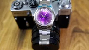 WM Watch WM226 Review - 39mm Sports-Lux Automatic “Glacier” Textured Dial