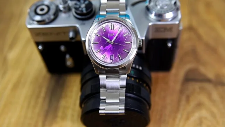 WM Watch WM226 Review – 39mm Sports-Lux Automatic “Glacier” Textured Dial