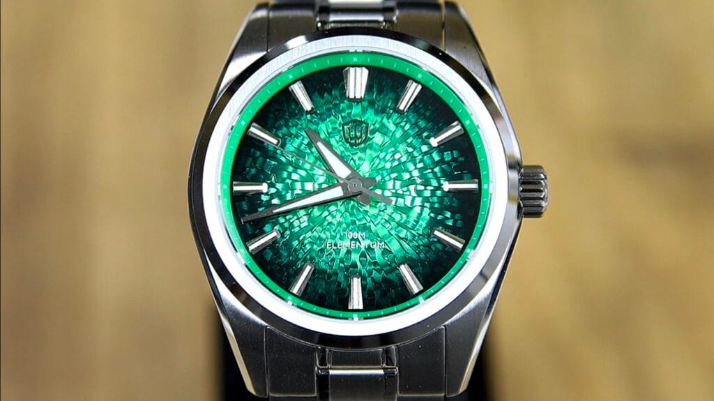 Watchdives WD0003C - ice cracked elementum dial