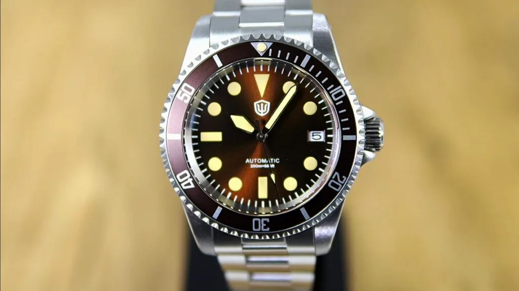 Watchdives WD5513 Watch Review - sword hands