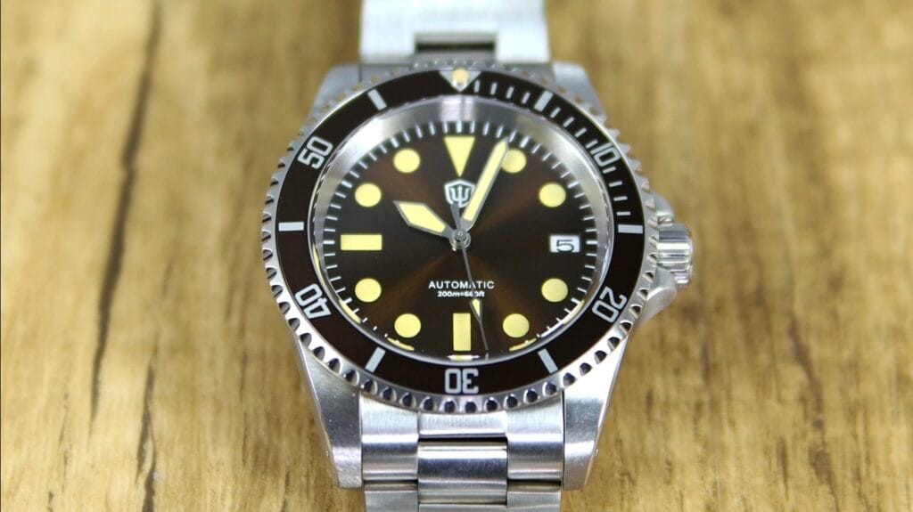 Watchdives WD5513 Watch Review - dial close-up