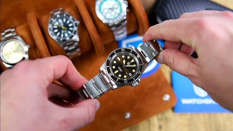 Watchdives WD5513 Watch Review - stainless steel diver watch