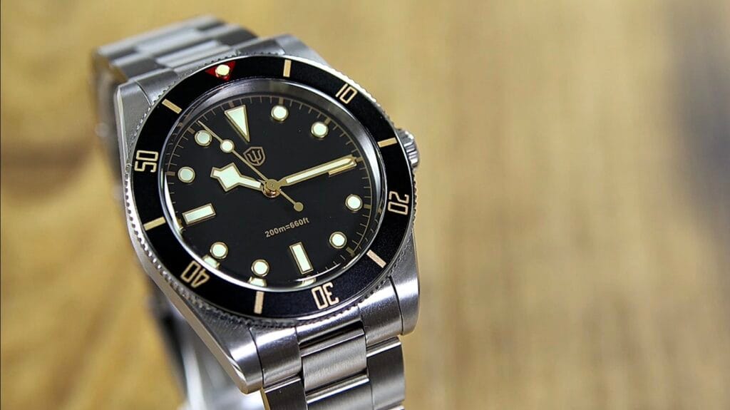 Watchdives WD7922 Watch Review - applied indices on the dial