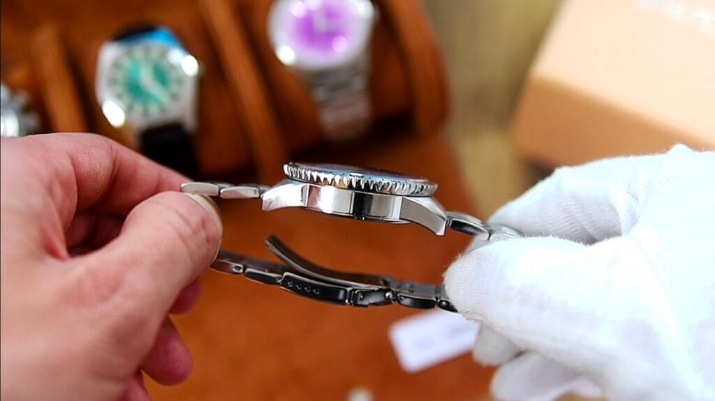 Berny 2845m Chronograph - stainless steel construction