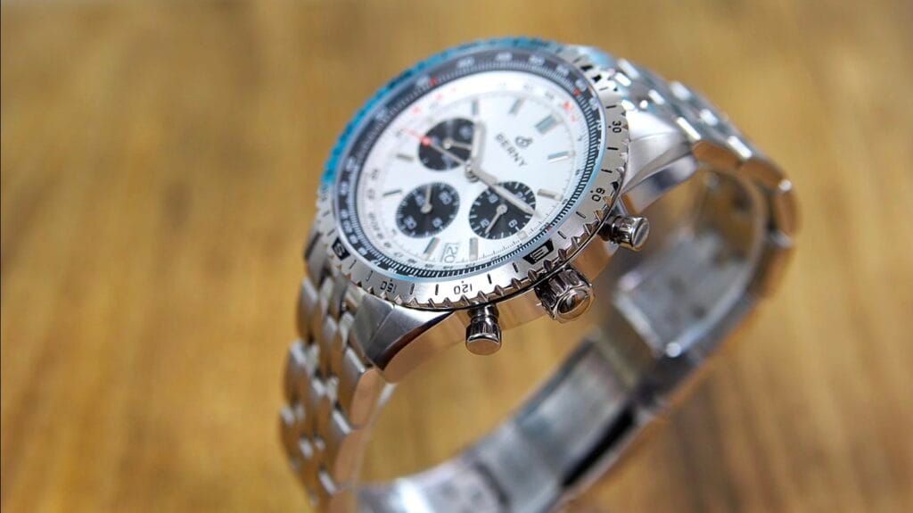 Berny 2845m Chronograph - floating bezel