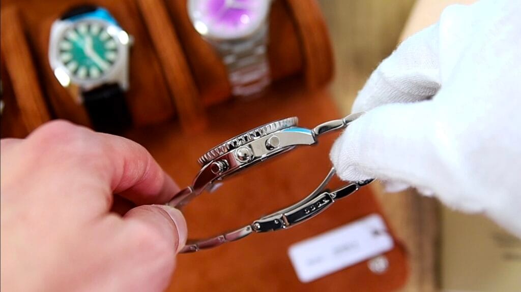 Berny 2845m Chronograph - polished case