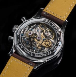 Sugess chrono 1963 exhibition back