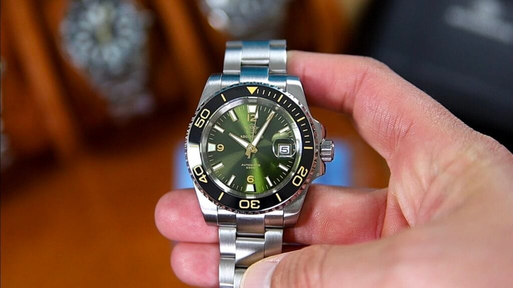 Addiesdive AD2505 - dial closeup