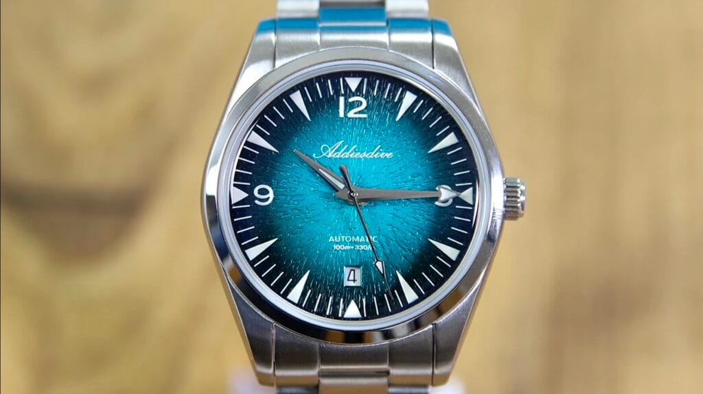 Addiesdive AD2508 - dial close-up