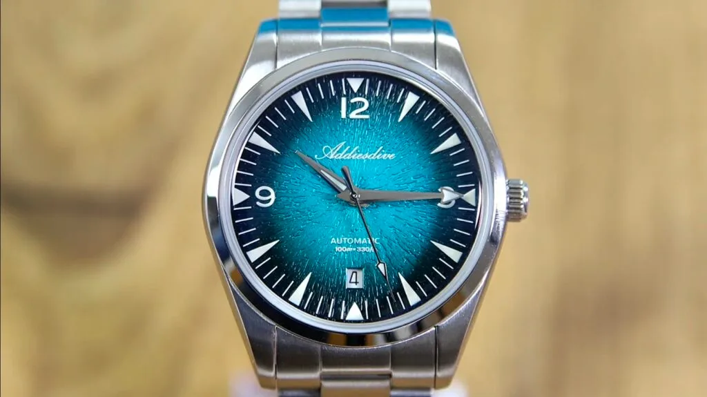 Addiesdive AD2508 - dial close-up