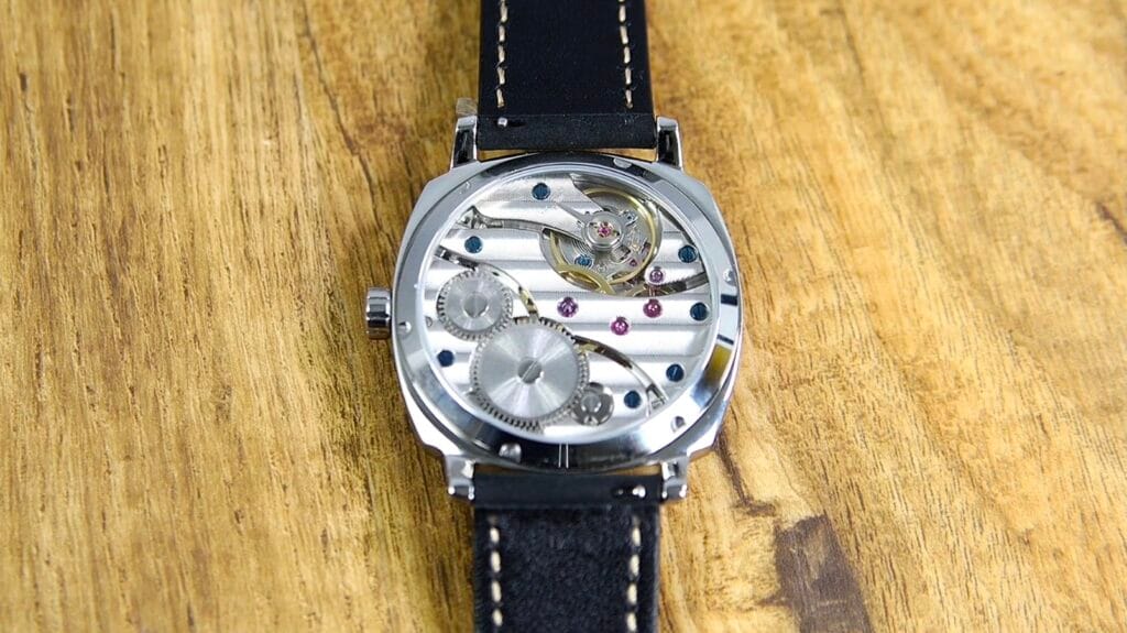 Corgeut ST3600 42mm - exhibition caseback