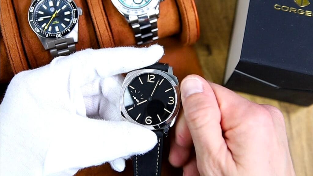 Corgeut ST3600 42mm - hand wound mechanical movement