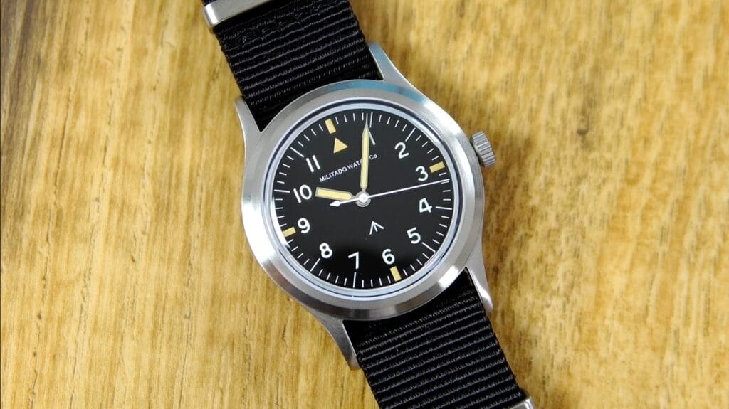 Militado ML14 - stainless steel military field watch