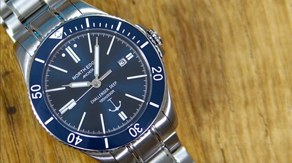 North Edge Anchor - sapphire crystal watch