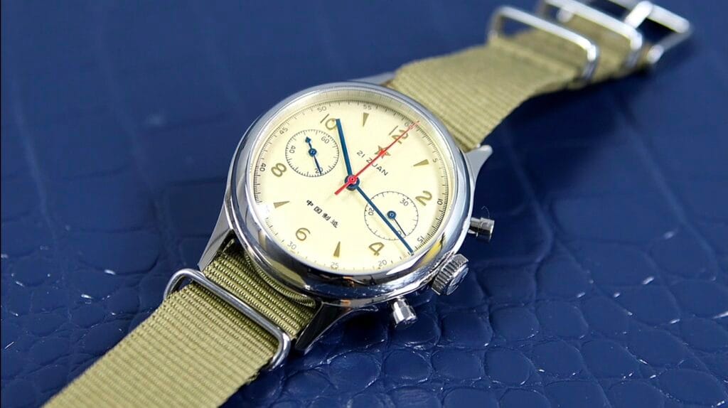 Red Star 1963 - manual wound chronograph