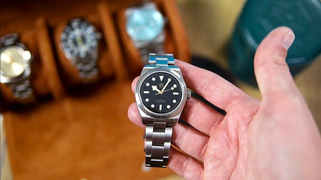 San Martin SN0107 - Black Bay Homage watch