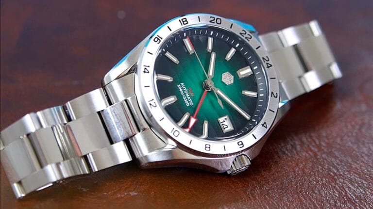 San Martin SN0129 - dual time zone watch