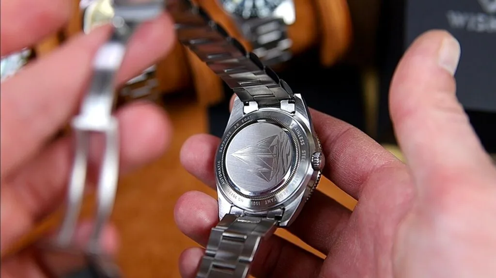 Wishdoit Ripple - screwdown caseback