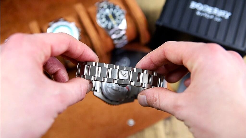 Boderry Seaturtle Titanium Watch - butterfly clasp