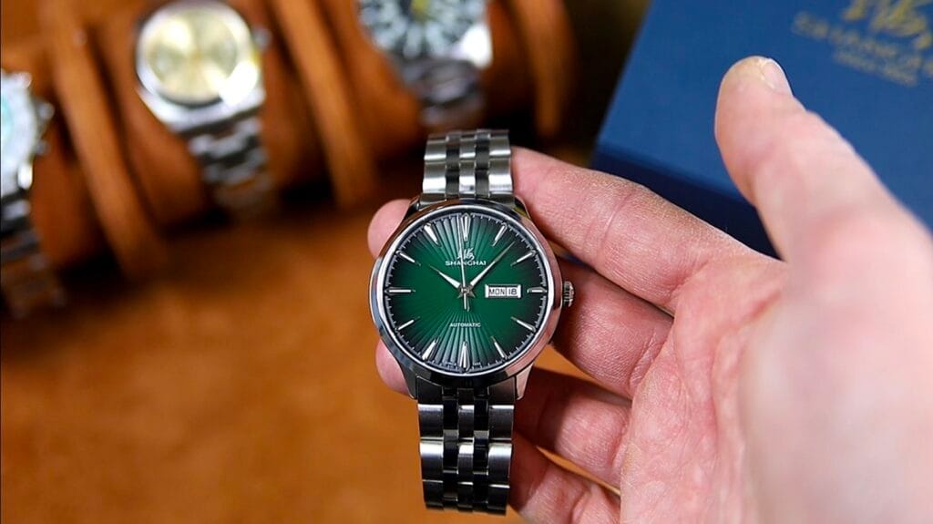 Shanghai Watch 3085 - stainless steel case and bracelet