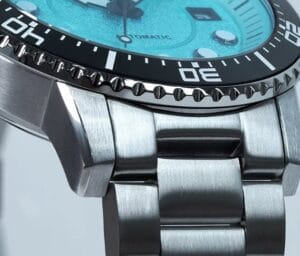 WM244 watch blue dial