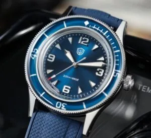 Watchdives WD50Q blue dial
