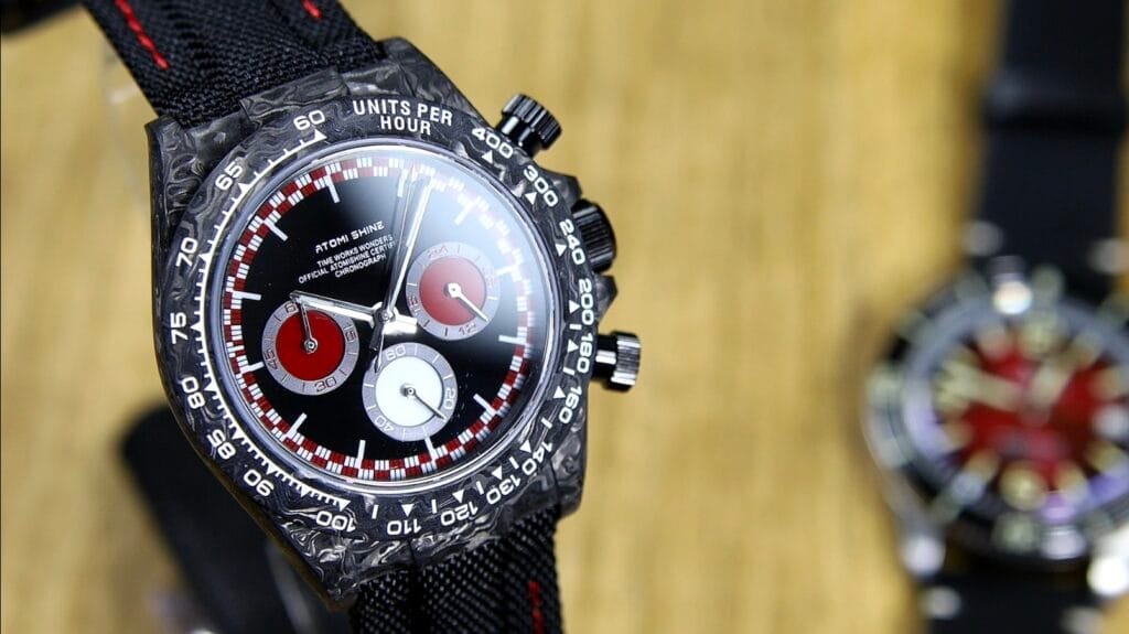 AtomiShine Velocirex Carbon Fiber Watch Review - Timed Reviews