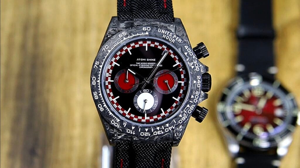 AtomiShine Velocirex Carbon Fiber Watch Review - Timed Reviews