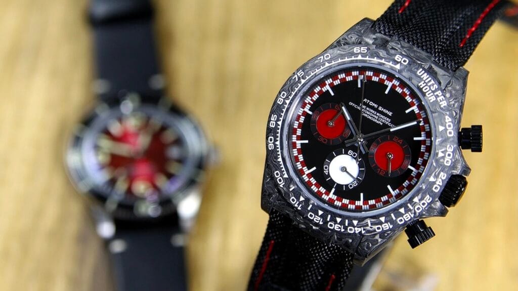 AtomiShine Velocirex Carbon Fiber Watch Review - Timed Reviews