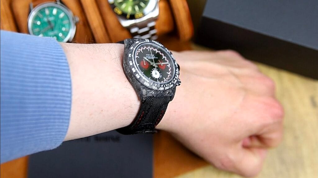 AtomiShine Velocirex Carbon Fiber Watch Review - Timed Reviews