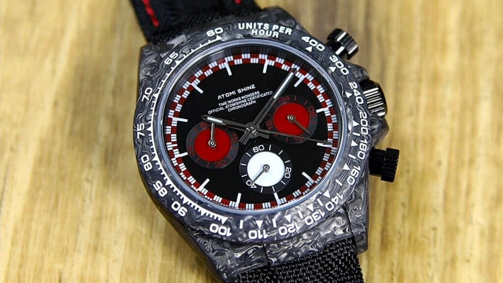 AtomiShine Velocirex Carbon Fiber Watch Review - Timed Reviews