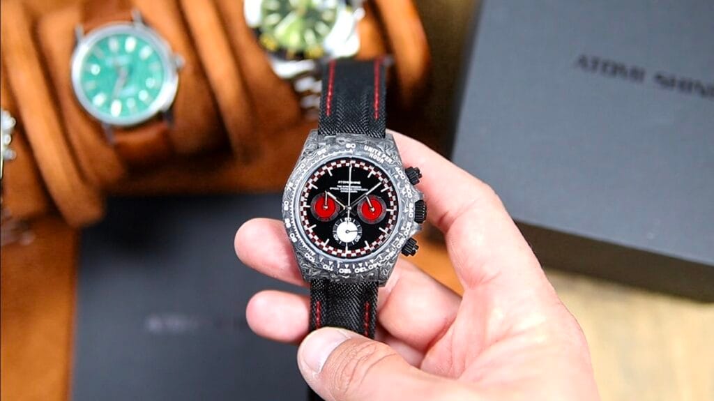 AtomiShine Velocirex Carbon Fiber Watch Review - Timed Reviews