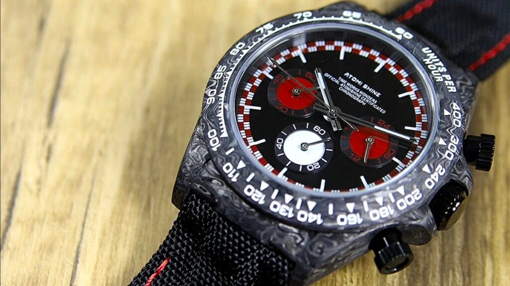 AtomiShine Velocirex Carbon Fiber Watch Review - Timed Reviews