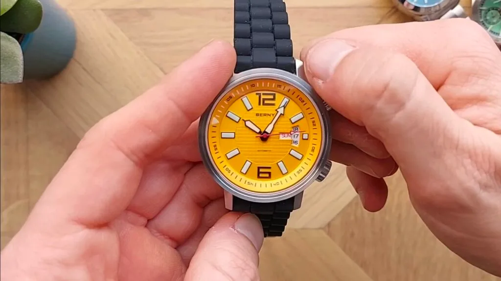 Berny AM181MS Dual Crown Watch Review - Timed Reviews