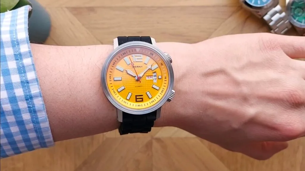 Berny AM181MS Dual Crown Watch Review - Timed Reviews